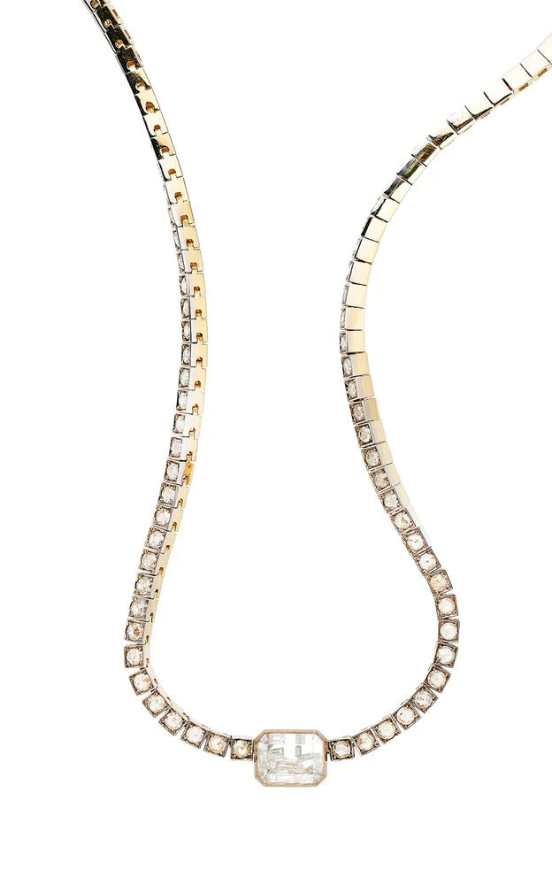 18k Yellow Gold / 18k Palladium Grey Gold Lume Revierie Necklace