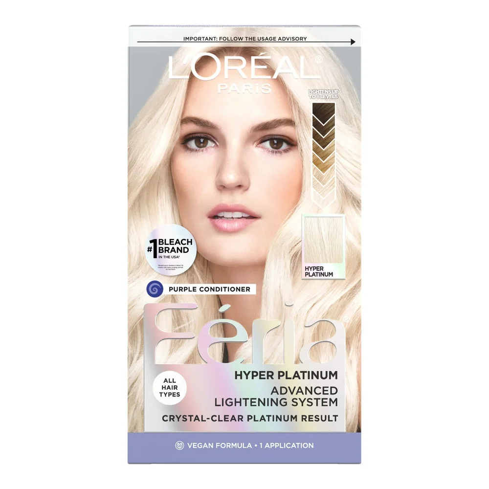 Feria Advanced Lightening System Bleach, Hyper Platinum