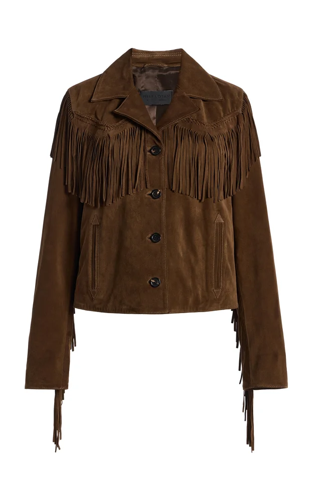 Eloi Fringed Suede Jacket
