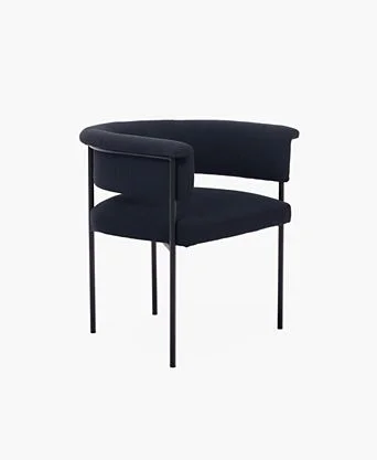 1 Piece Performance Linen Stain Resistant Dining Chair