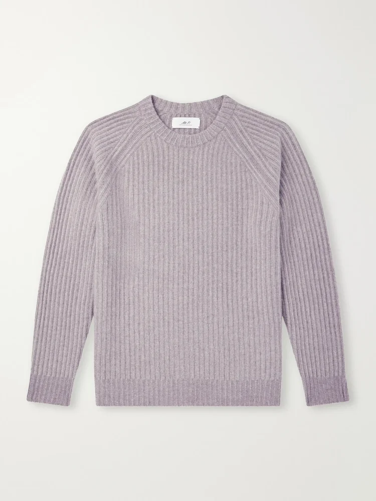 Ribbed Cashmere Sweater