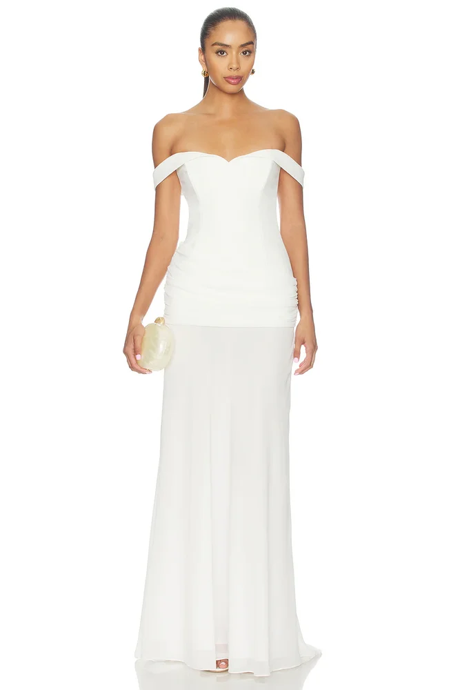 Perla Dress in Ivory