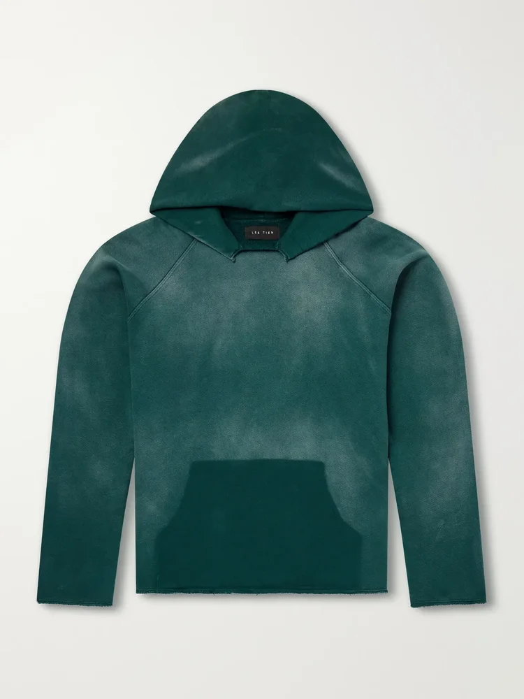 Cotton-Jersey Raglan Hoodie
