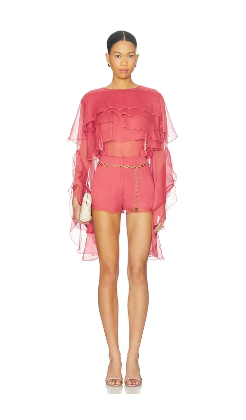 Carson Ruffle Playsuit