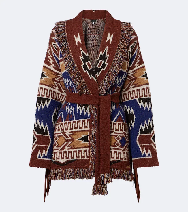Amazing Journey wool-blend cardigan
