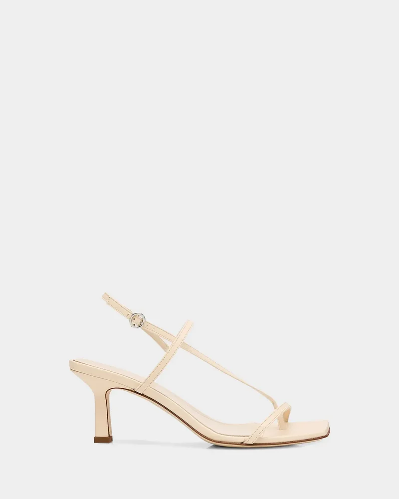 65mm Elise Metallic Nappa Leather Sandals