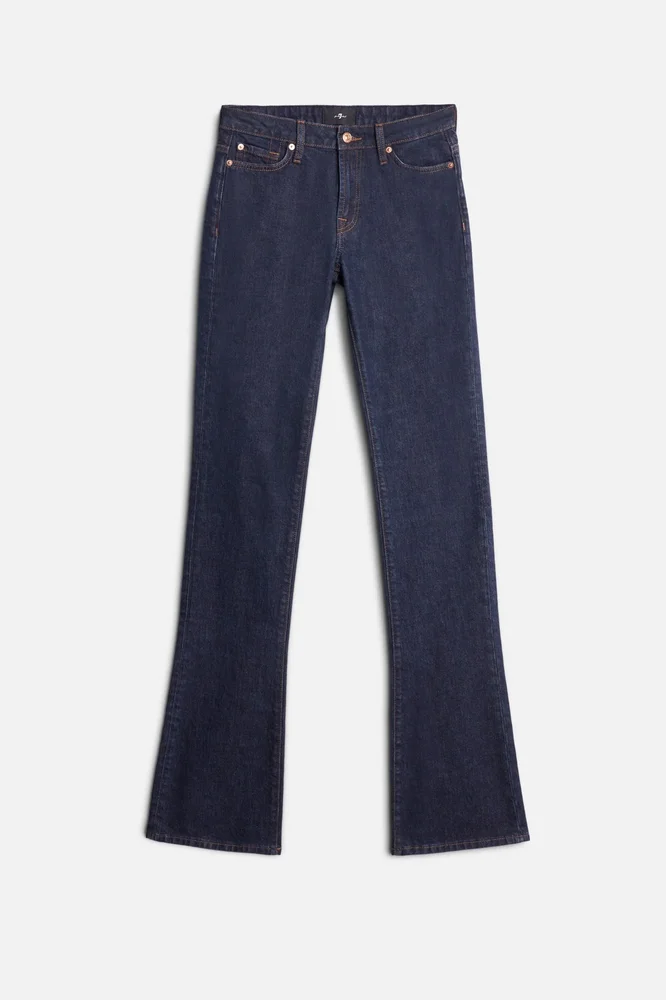 LOW SKINNY BOOT in Denim Rinsed Indigo