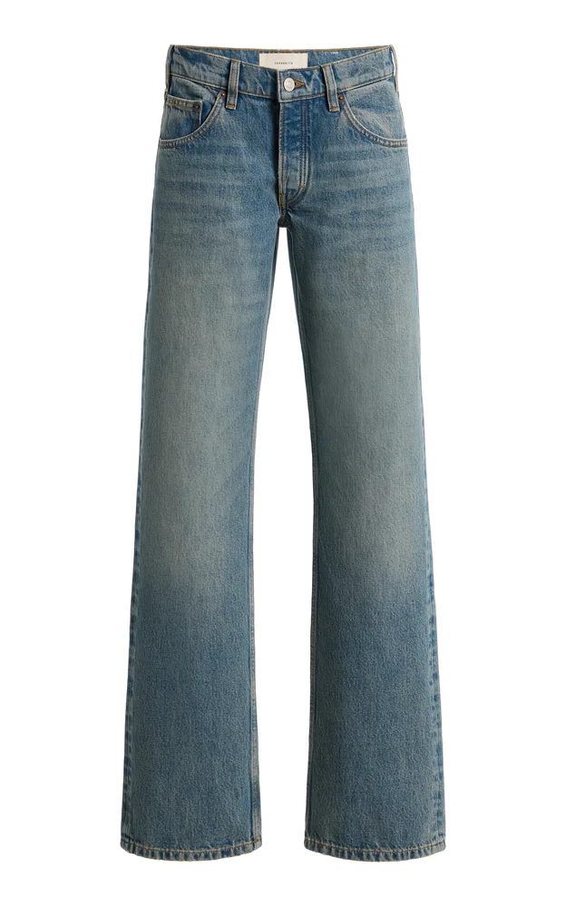 Kyoto Droit Rigid Low-Rise Straight-Leg Jeans