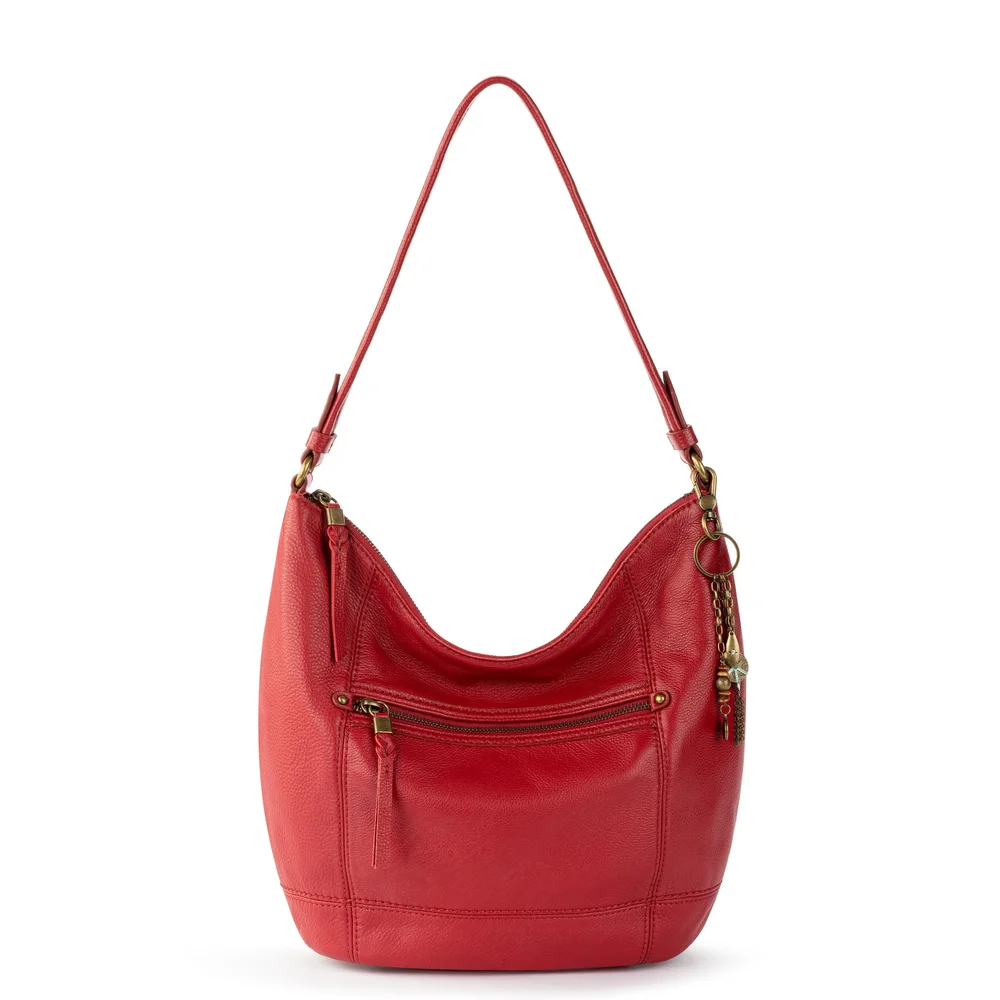 Sequoia Hobo, Leather, Scarlet