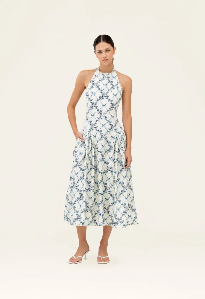 Balsa Gloriosa Midi Dress
