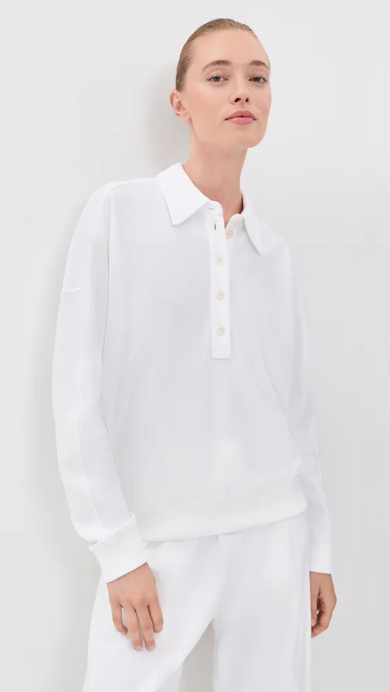 Lightweight Polo Sweatshirt