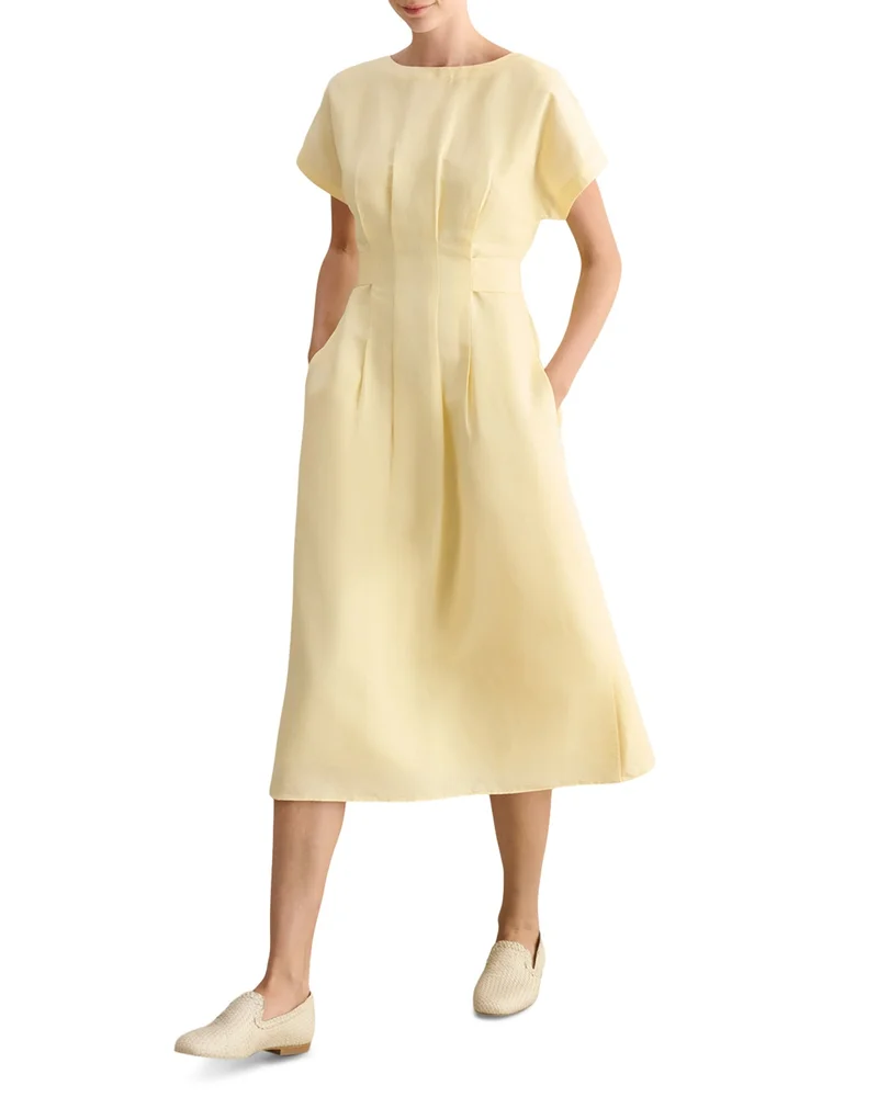 Aliya Linen Blend Dress