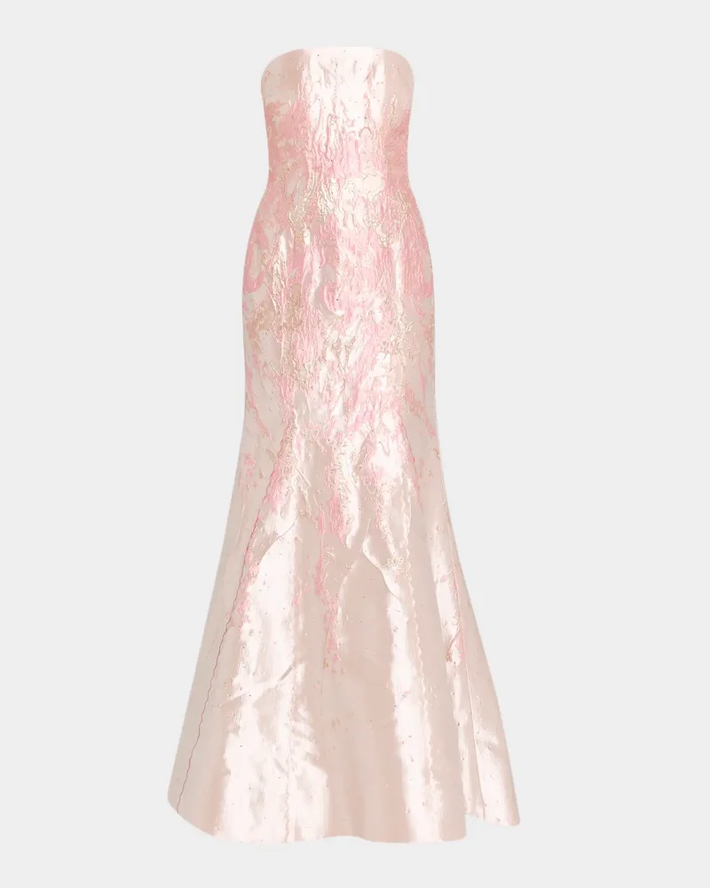 Jacquard Bustier Gown