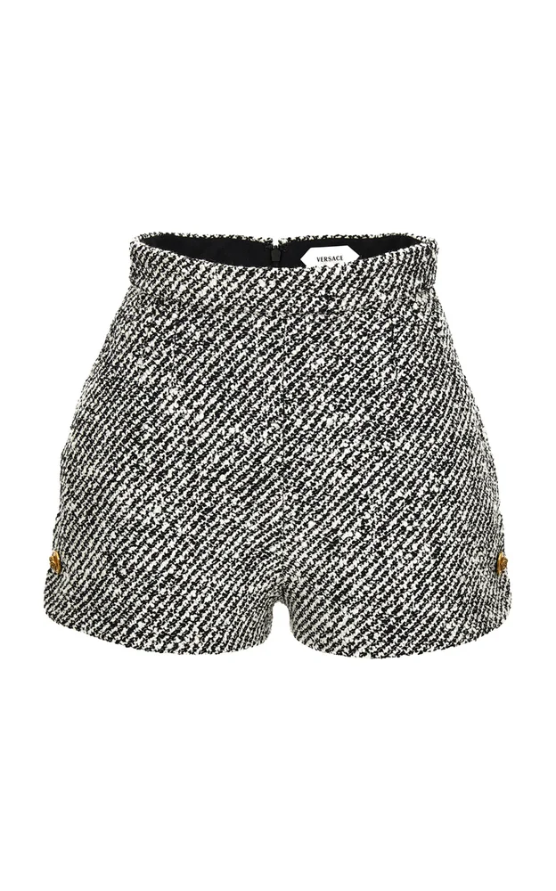 Wool Boucle Mini Shorts