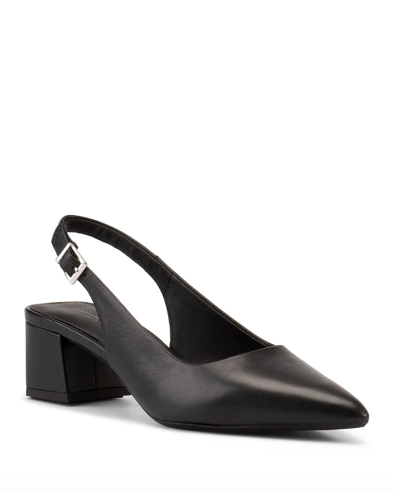 Marta Leather Slingback Pumps