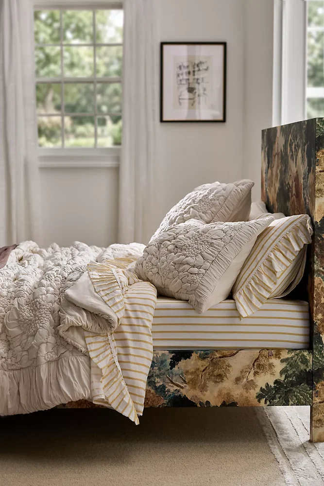 Dahlia 100% Cotton Jersey Floral Quilt
