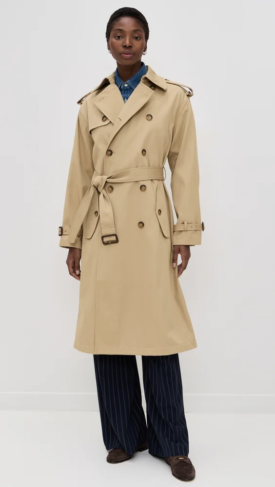 Cotton Twill Trench Coat