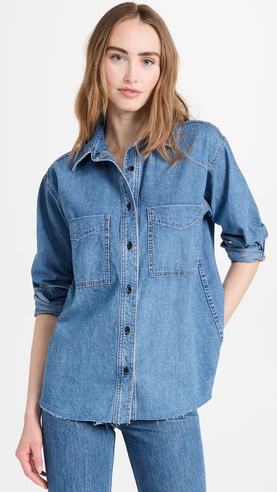 Oversized Denim Shirt