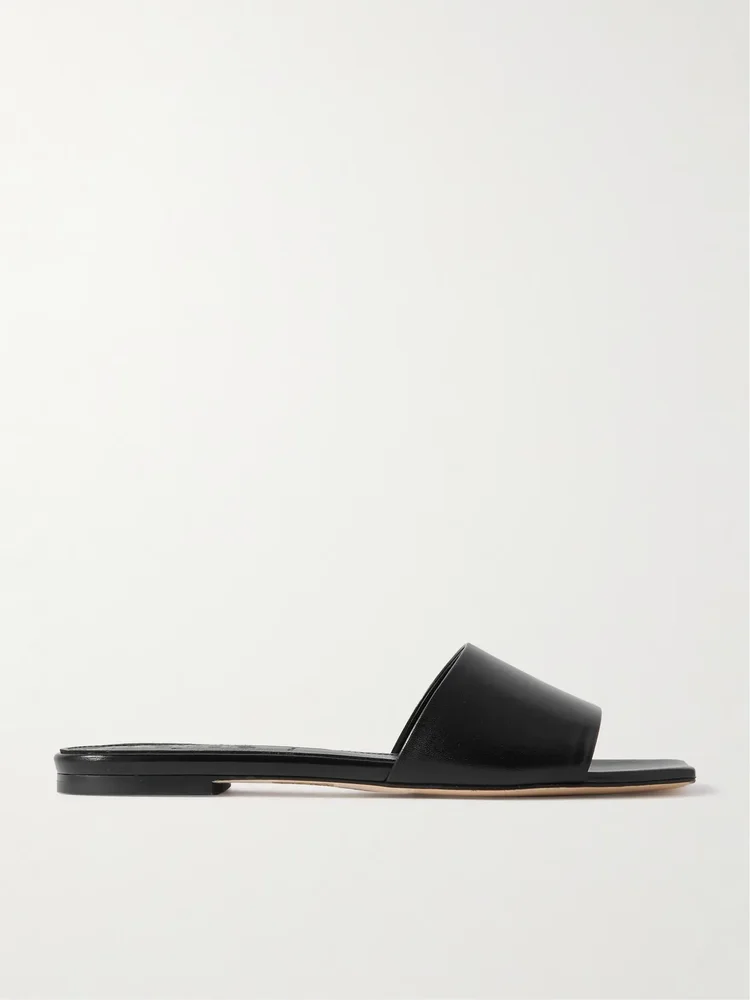Anna leather slides