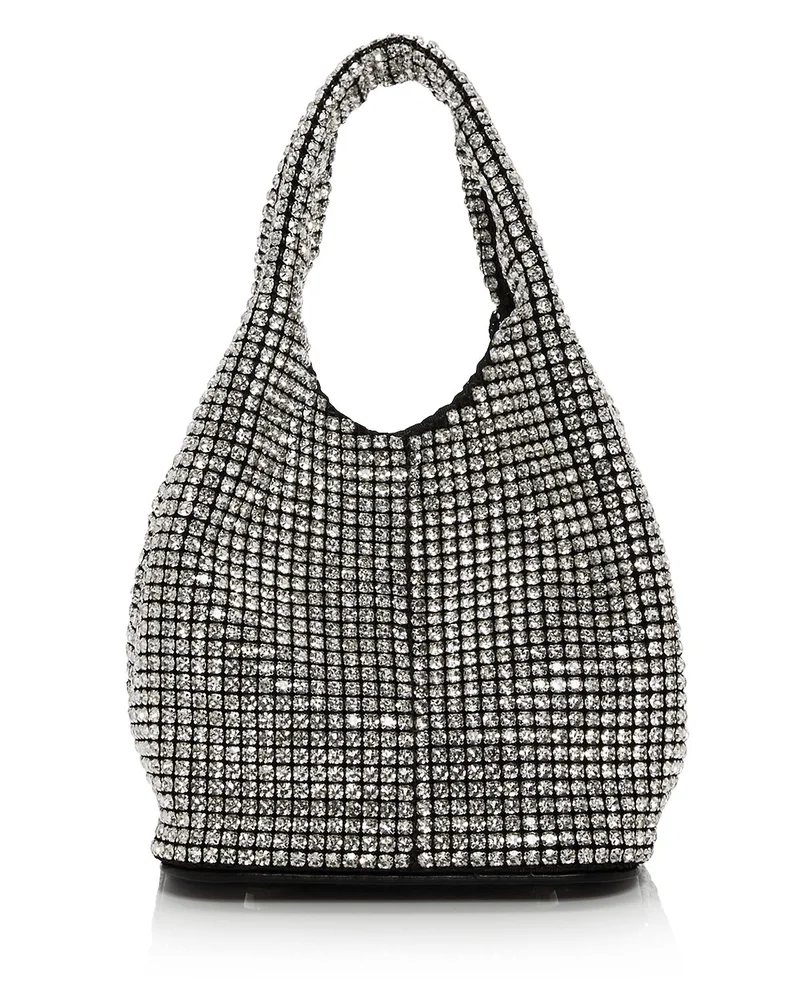 Crystal Embellished Mini Crossbody Bag