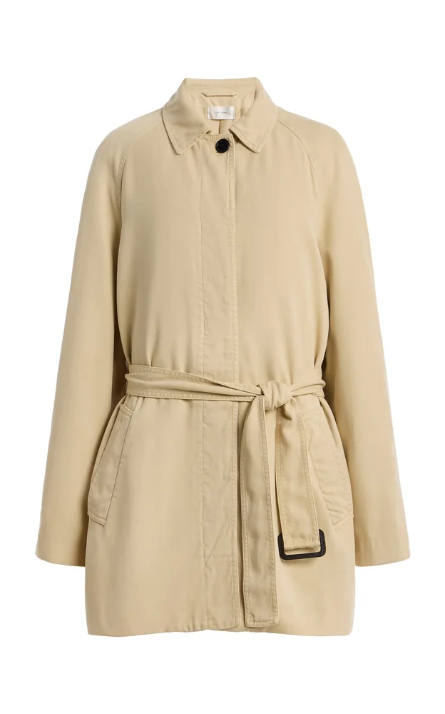 Elisa Belted Twill Jacket