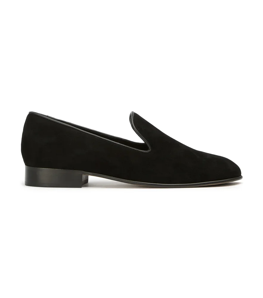 Gezza Black Suede