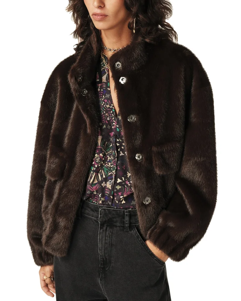 Paros Faux Fur Coat