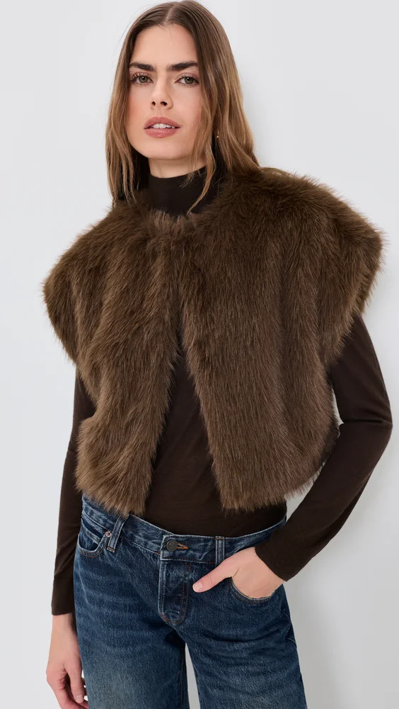 Kira Faux Fur Vest