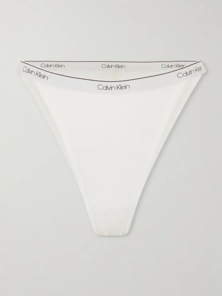 Thea cotton-blend briefs