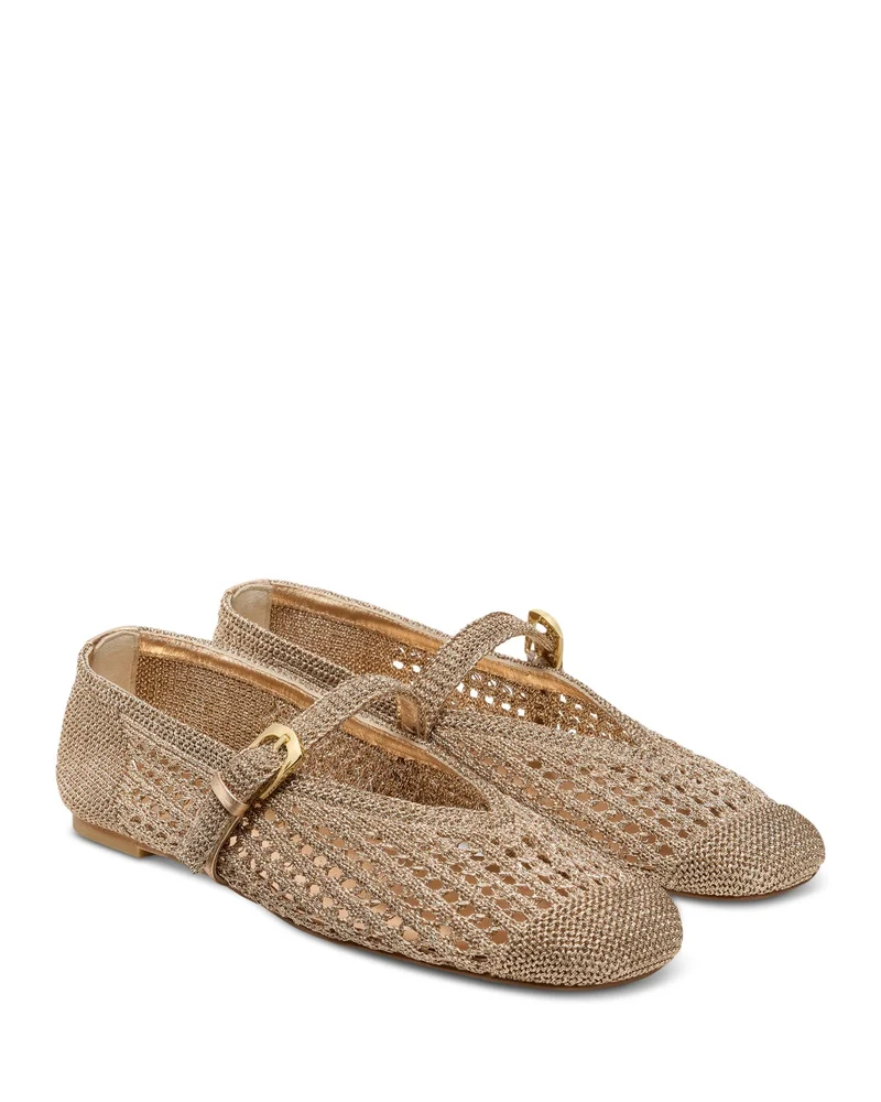 Leora Mary Jane Crochet Flats
