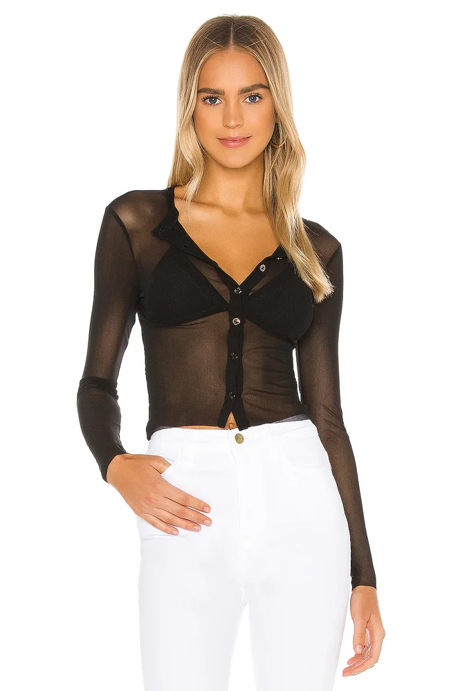 Mesh Cardigan