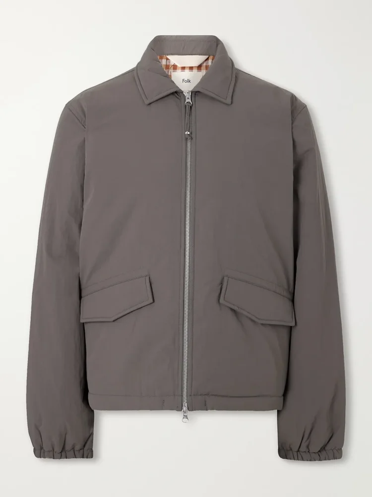Padded Shell Bomber Jacket