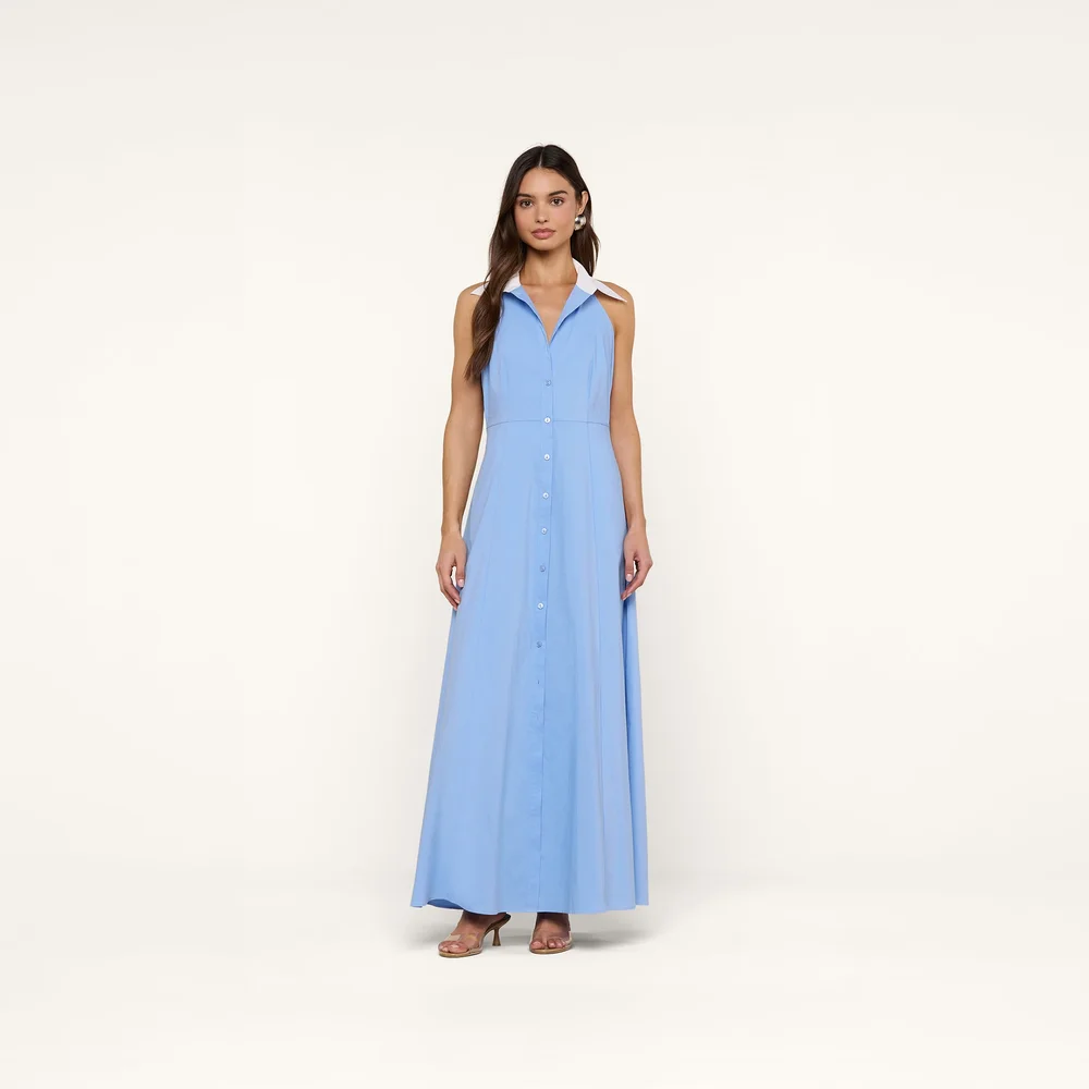 Maurie Poplin Maxi Dress