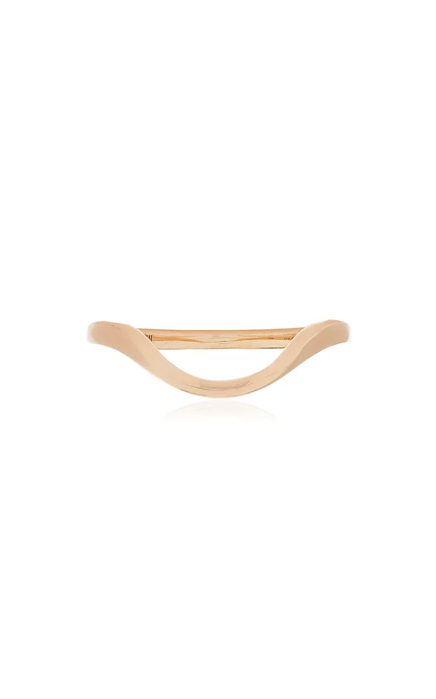 Halo 18K Rose Gold Ring