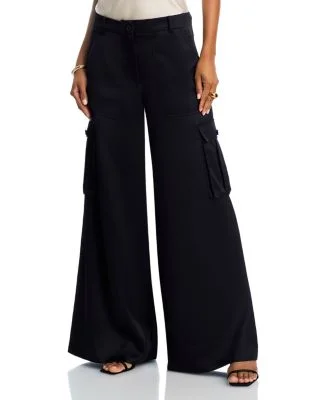 TOCCINMaia Silky Satin Cargo Pants