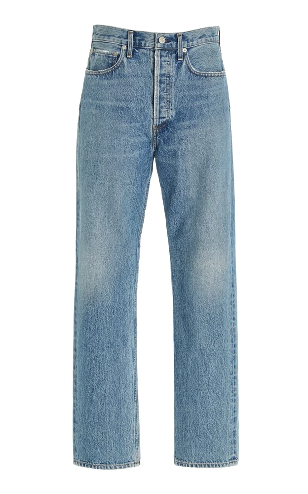 90s Pinch Waist Rigid High-Rise Straight-Leg Jeans