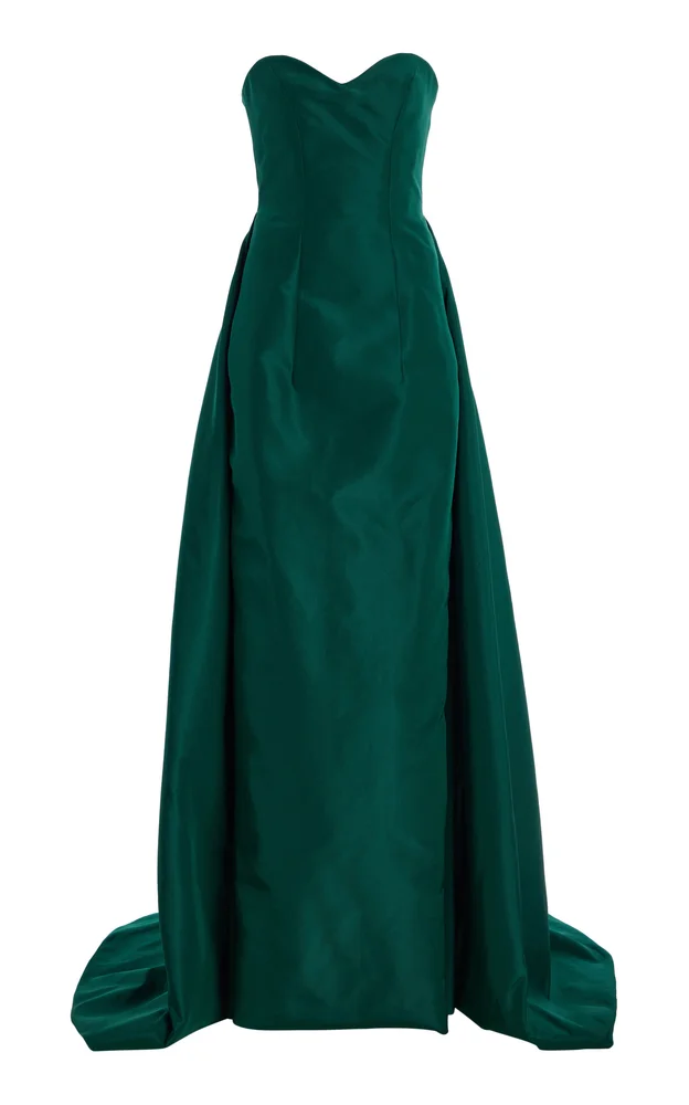 Strapless Gown with Full Train