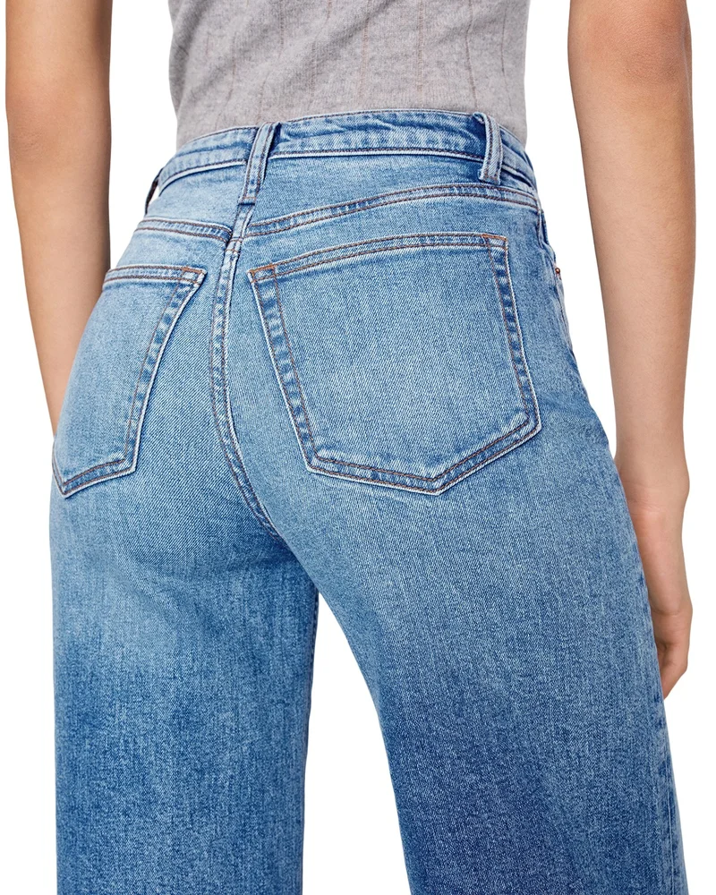 Bex Super Stretch High Rise Wide Leg Jeans