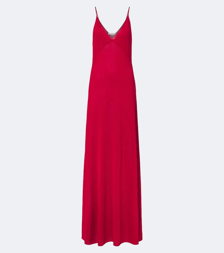 Silk maxi dress