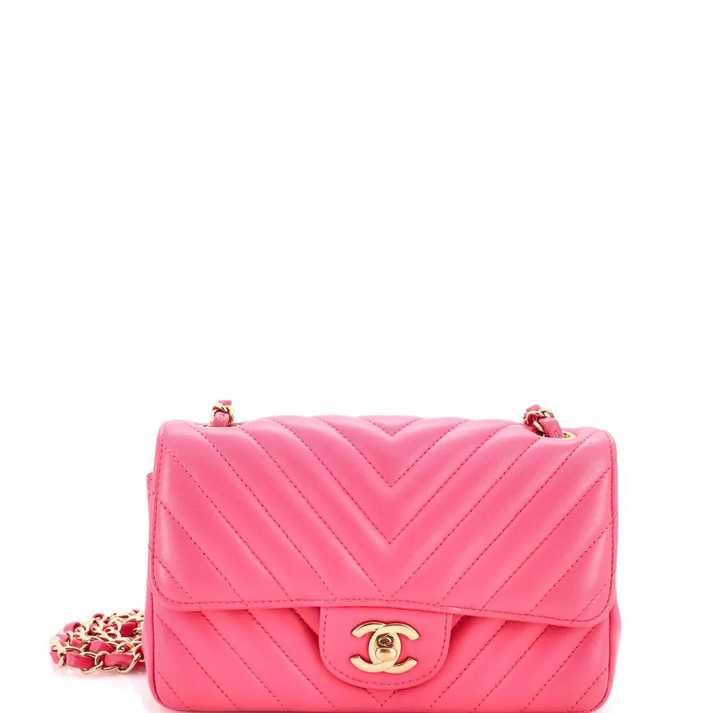 Pre-Owned Chanel Rectangular Mini Classic Flap Bag 20cm