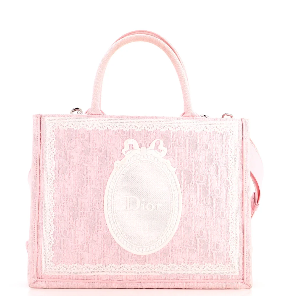 Pre-Owned DiorAmour Book Tote Oblique Jacquard Medium