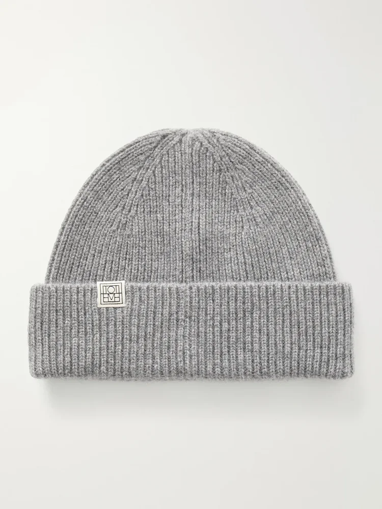 Cashmere Ribbed Beanie