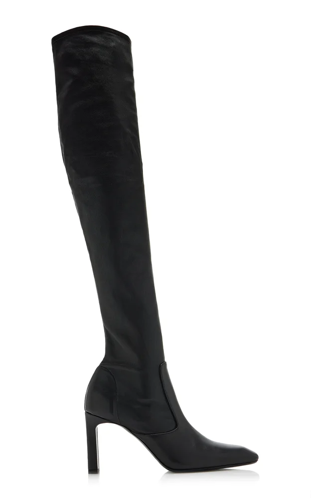 Over-The-Knee Leather Boots