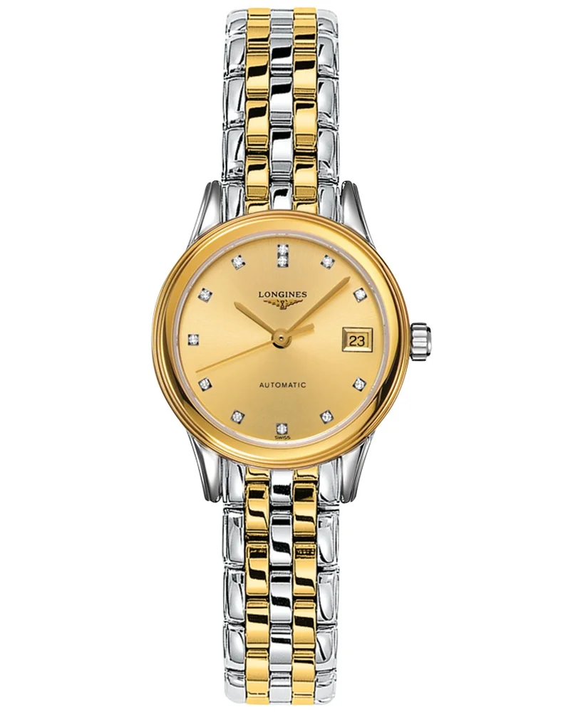 Automatic Flagship Diamond Accent Two-Tone PVD Stainless