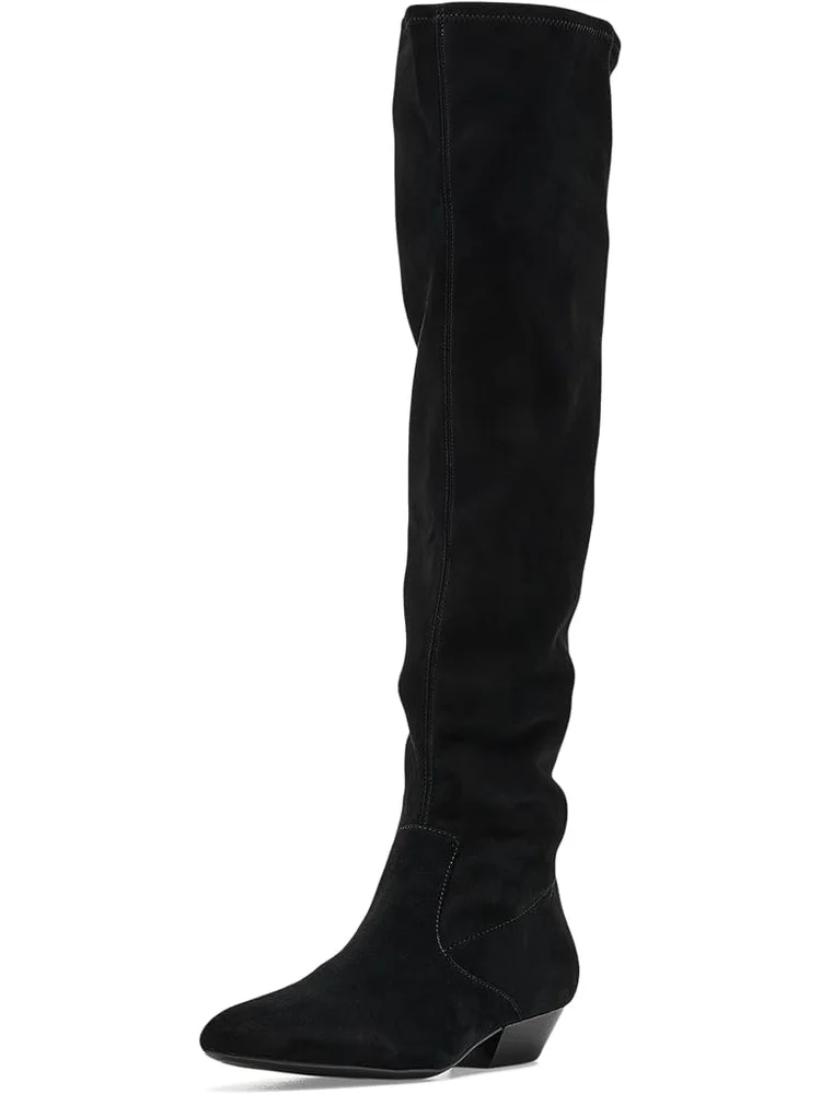 Weslee Sheep-Suede Tall Boots