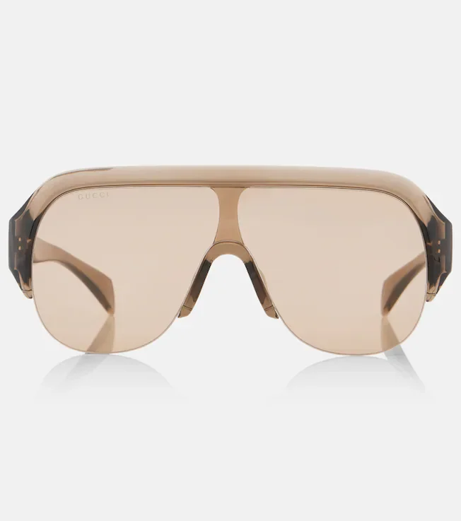 Logo shield sunglasses