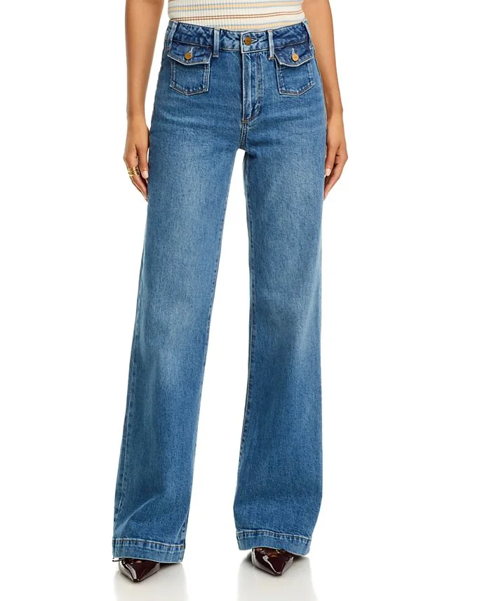 Leenah 32 High Rise Wide Leg Jeans in Coventry