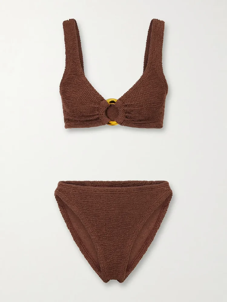 Julia embellished Original Crinkle™ bikini