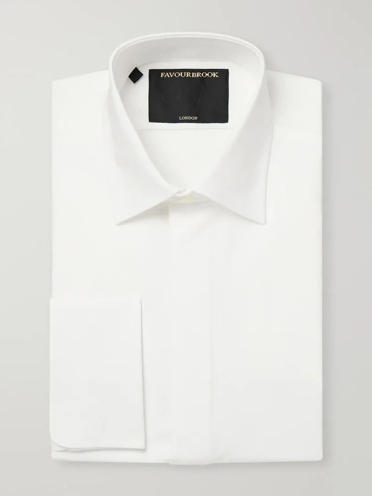 Marcella Classic-Collar Cotton-Poplin Shirt