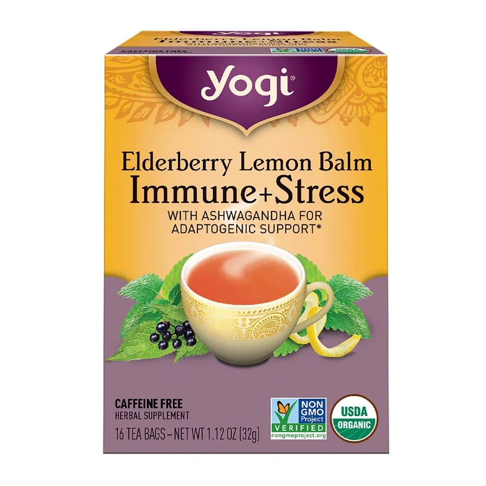Tea Elderberry Lemon Balm Immune + Stress